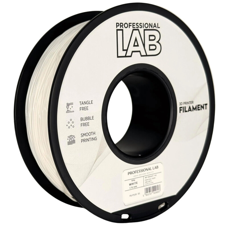 Professional Lab - TPU Filament - Bílý (1,75 mm, 1 kg)